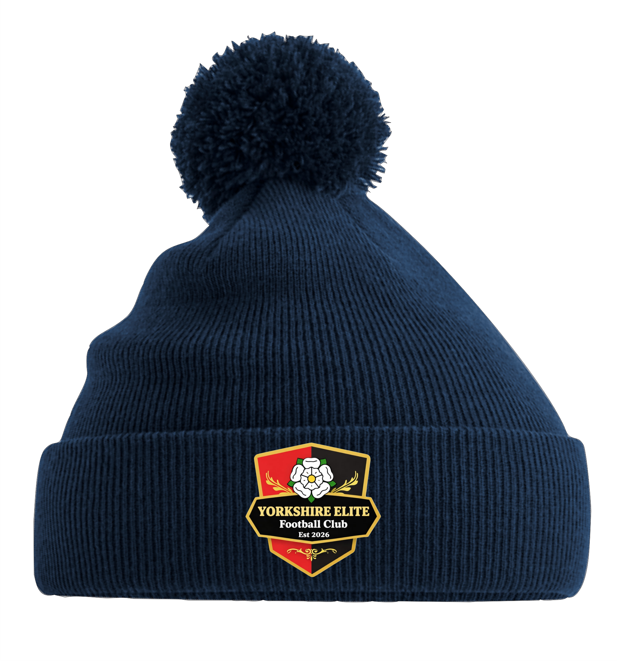 Navy Bobble Hat Junior